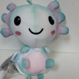 NEW 2 Scoops Axolotl Plush 12" AQUA Soft Pillow Plushie SCENTED STRAWBERRY 🍓